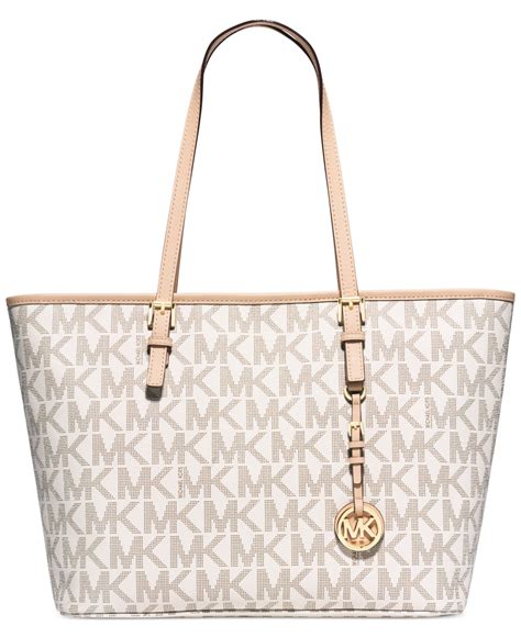 michael kors jet set top zip tote white|Michael Kors jet set luggage.